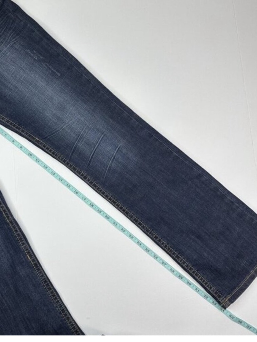 Tin Haul Womens Bootcut Jeans Dark Wash Distressed Stretch Denim W31-34”/34 Long - Picture 2 of 9